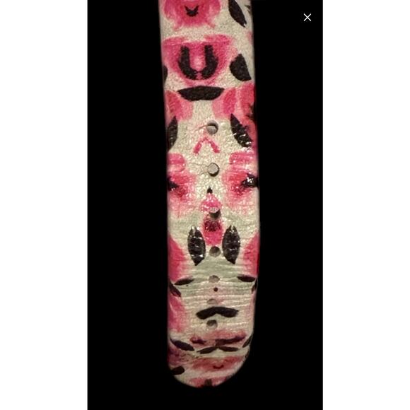 Kate Spade New York Metro Watch Floral Rose Band Pink and Gold Tones